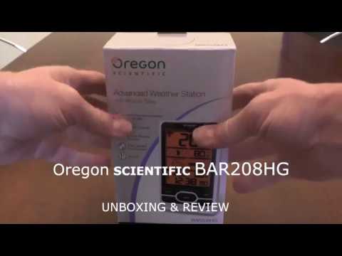 Oregon scientific BAR208HG unboxing review stazione meteo weather station