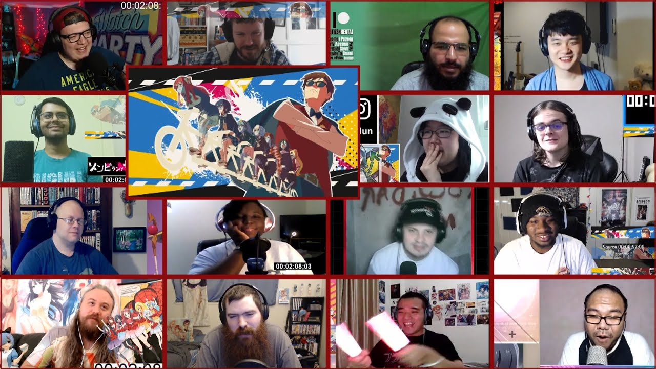 ZOMBIE LAND SAGA Opening 2 「Taiga yo Tomo ni Naite Kure」 Season 2 - React Mashup (ゾンビランドサガOP2)