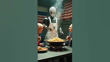Robot Chef Cooks Fried Rice for Trump & Putin | Hilarious AI Kitchen Showdown!" #robot #cooking #ai