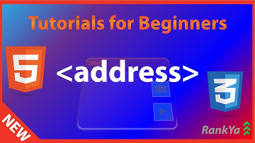 Address Element - html5 & CSS Course - Full html5 Course for FREE