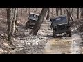 WWII Willys Jeeps Off-Road @ Dirty Turtle - Mud & Hill Climbing