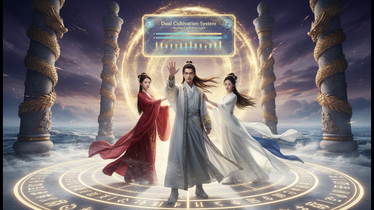 شابٌ انتقل إلى جسد عديم الفائدة، ففعّل نظام الزراعة المزدوجة ليلًا ونهارًا مع ثلاث جميلات