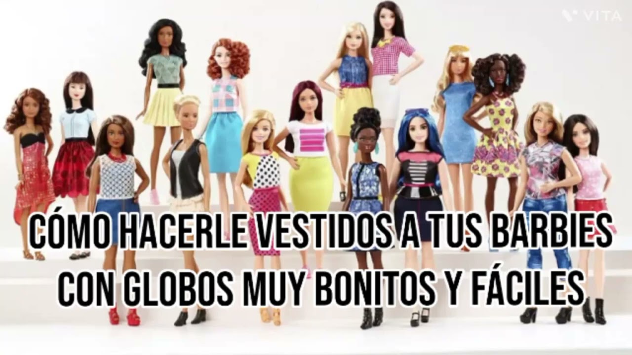 Cómo hacer vestidos con globos para Barbie 