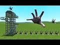 Scary Hand Vs Towers in Garry's Mod