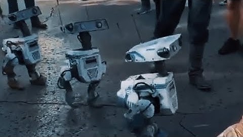 DROIDS From Disney Robots Walking in Galaxy Edge: A Star Wars Robot