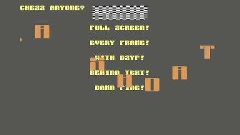 C64 Demo I wrote back in 1995