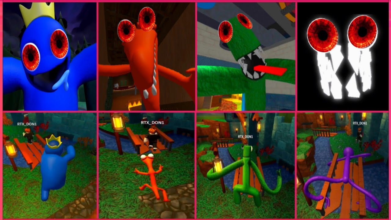 Rainbow Friends Chapter 1 😱 INSANE 3rd Person Jumpscares & Realistic Roleplay