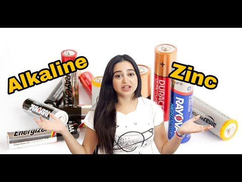 بطاريات الزنك و الألكالاين   