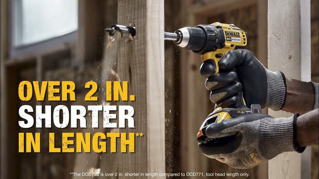 DeWalt 20V MAX 1/2" Drill/Driver [DCD793] YouTube