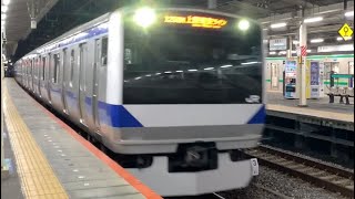 JR常磐線/成田線我孫子駅の電車。(3)