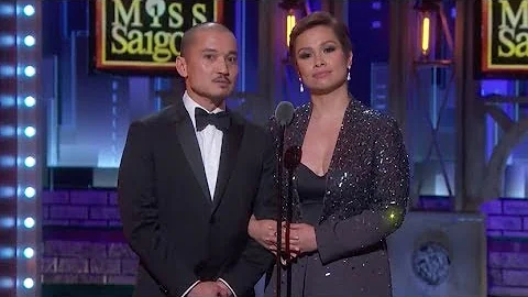 Lea Salonga and Jon Jon Briones at the Tony Awards