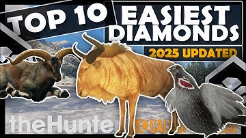 Top 10 EASIEST DIAMONDS (& How to Hunt Them) in 2025!!! (Updated)