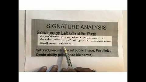 My Disha - Handwriting Analysis Signature Part-2