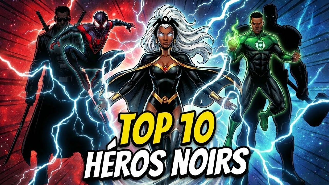 TOP 10 des Super-Héros Noirs les Plus Icôniques | Marvel & DC