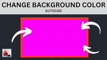 How to Change AutoCAD Background COLOR