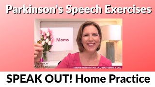 5/15/2023 Parkinson's Speech Exercises: Moms