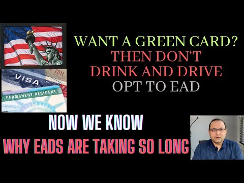 Want a Green Card? DONT drink and drive, Why are EAD renewals so slow? H1B 2025 starts soon!