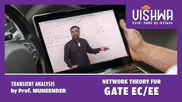 GATE Lectures | Network Theory | Transient Analysis Part 1 | Initial conditions | Dr. E. Muneender