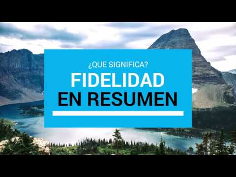 SIGNIFICADO DE FIDELIDAD