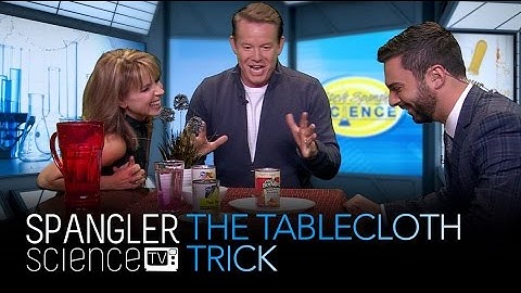 Tablecloth Trick - Cool Science Experiment