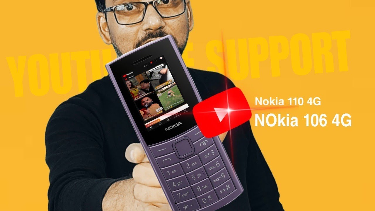 Nokia 110 4G, Nokia 106 4G Get Support For  Shorts, More Cloud Apps