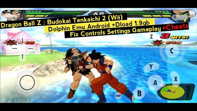 1 GB) Dragon Ball Z Budokai Tenkaichi 3 Wii Setting 30 FPS! - Dolphin MMJ  Android 