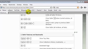 How to hide bookmarks bar in Safari