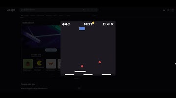 Playing Google Block Breaker