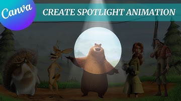 Spotlight Animation Effect in Canva | Easy & Eye-Catching Tutorial #animation #design