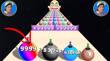 TikTok Gameplay Video 2023 - Satisfying Mobile Game Max Levels: Flexy Runner 3D, Ball Run 2048 DFRSW