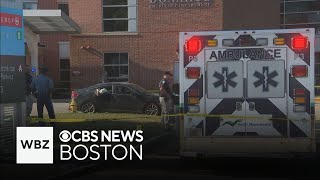 Police investigating after body found in car parked outside South Shore Hospital in Weymouth