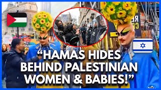 Pro-Israel Queer SHUTS DOWN Muslim Reporter “I Hope Israel Destroys Hamas!”