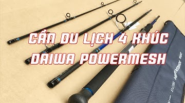 Cần lure 4 khúc Daiwa PowerMesh PMG274H-AF