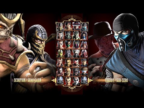 Видео: Игра за Shao Kahn & White Scorpion в Mortal Kombat Komplete Edition на PC Expert в 2K