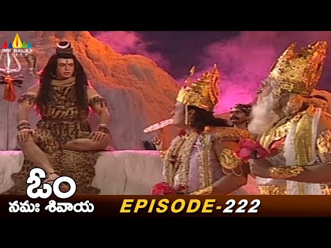 Lord Shiva Serious on Brahma and Vishnu | Episode 222 | Om Namah Shivaya Telugu Serial - SRIBALAJIMOVIES