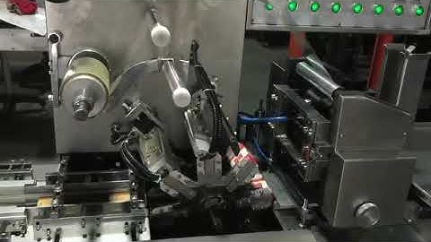 Cigarette box cellophane over wrapping machine