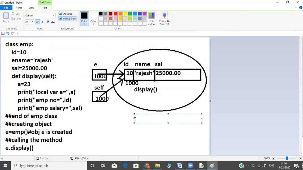 Example program on class and object - YouTube