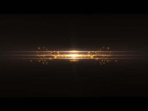 Intro Video Golden Particle Text Reveal - No Copyright Video