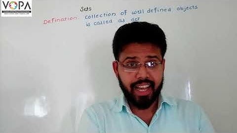 9th | Maths E 1 | Chapter 1 | SETS | V2 | VSchool