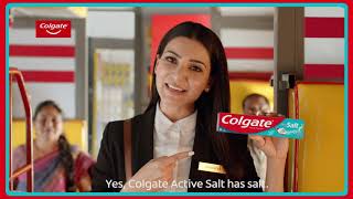 Colgate Active Salt  Samantha Akkineni shares uppin gynanam (Tamil)