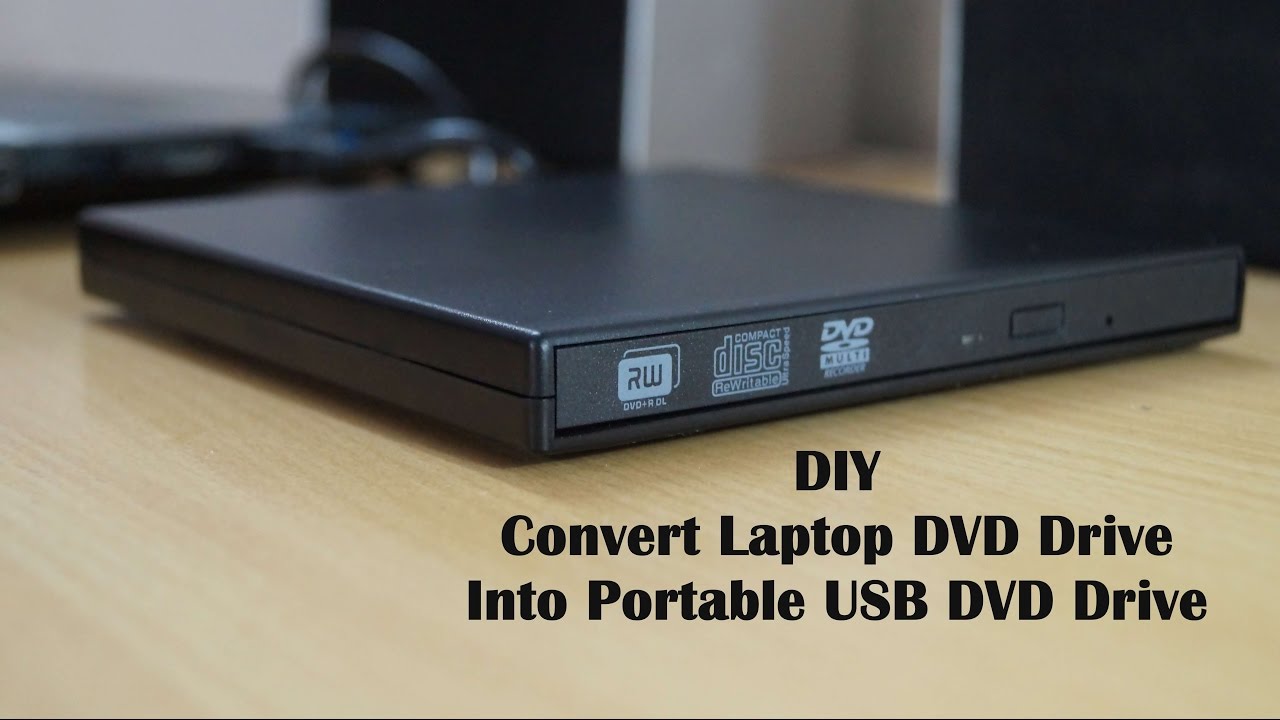 how to install a dvd drive on a laptop