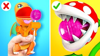 💜 BONEKA MENJADI IBU 🍼 Gadget & Hacks yang Harus Dimiliki! Pokemon VS Mario Oleh Yay Time!