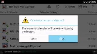 Picture Wall Calendar  - Import from Google Drive 1 screenshot 4