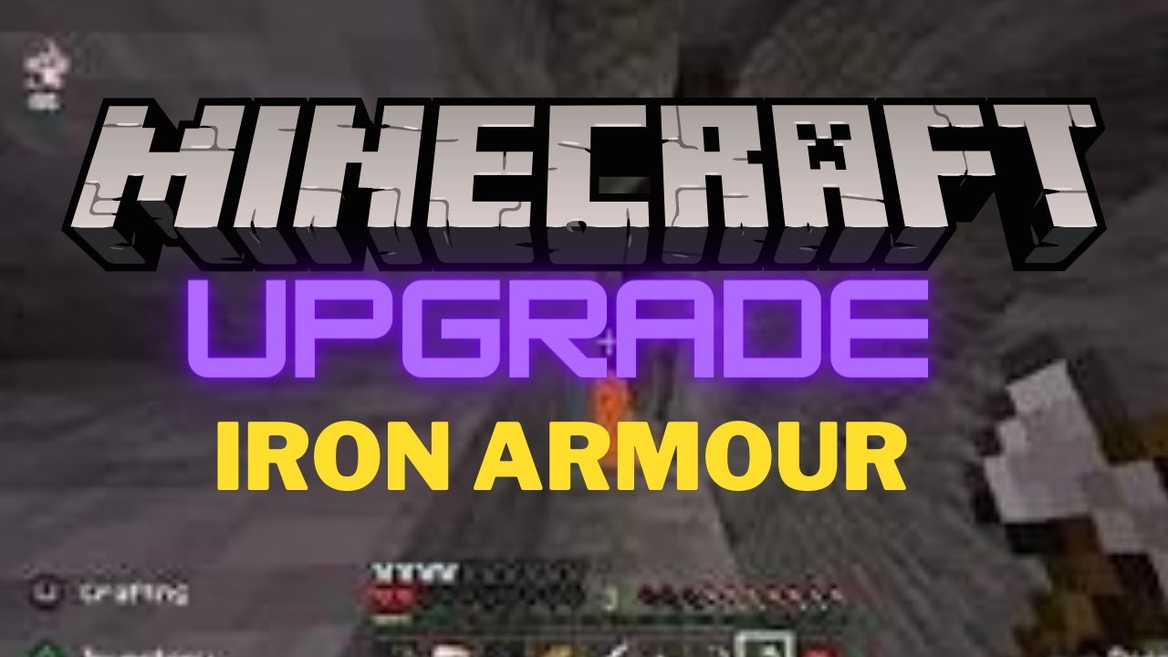 How to upgrade to Iron armor Minecraft guide / Minecraft Chest plate