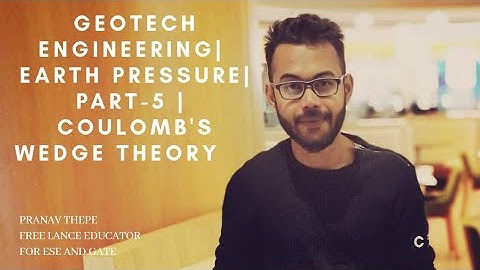 #GATE #esegateprime #ese2021 GEOTECH ENGINEERING| EARTH PRESSURE PART - 5 | COULOMB