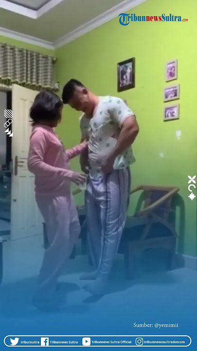 Random Banget! Bapak Ini Punya Kebiasaan Gemes saat di Rumah: Badan Kekar, Hati Hello Kitty
