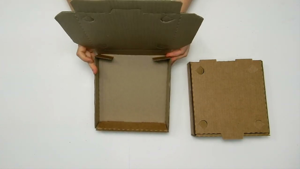 Pizza Boxes With Heat Vents - Kraft (Item # 852408)