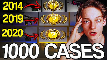 I opened 1000 cases, this is what I got...