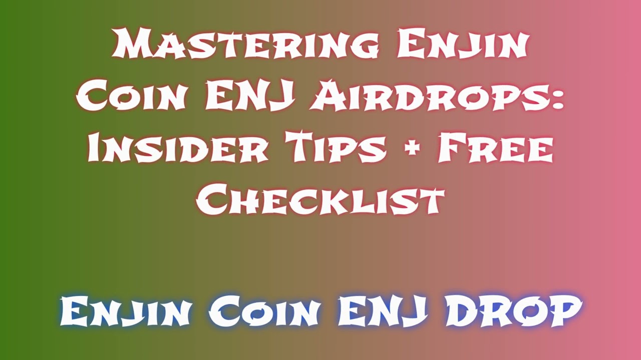 Grab Enjin Coin ENJ Airdrop for Free | Learn How to Swap or Sell Enjin Coin ENJ Airdrop