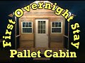 Hunting Cabin Built With Free Pallet Wood Pt.11 - Mini Cabin, Pallet Building, Pallet Shed Complete